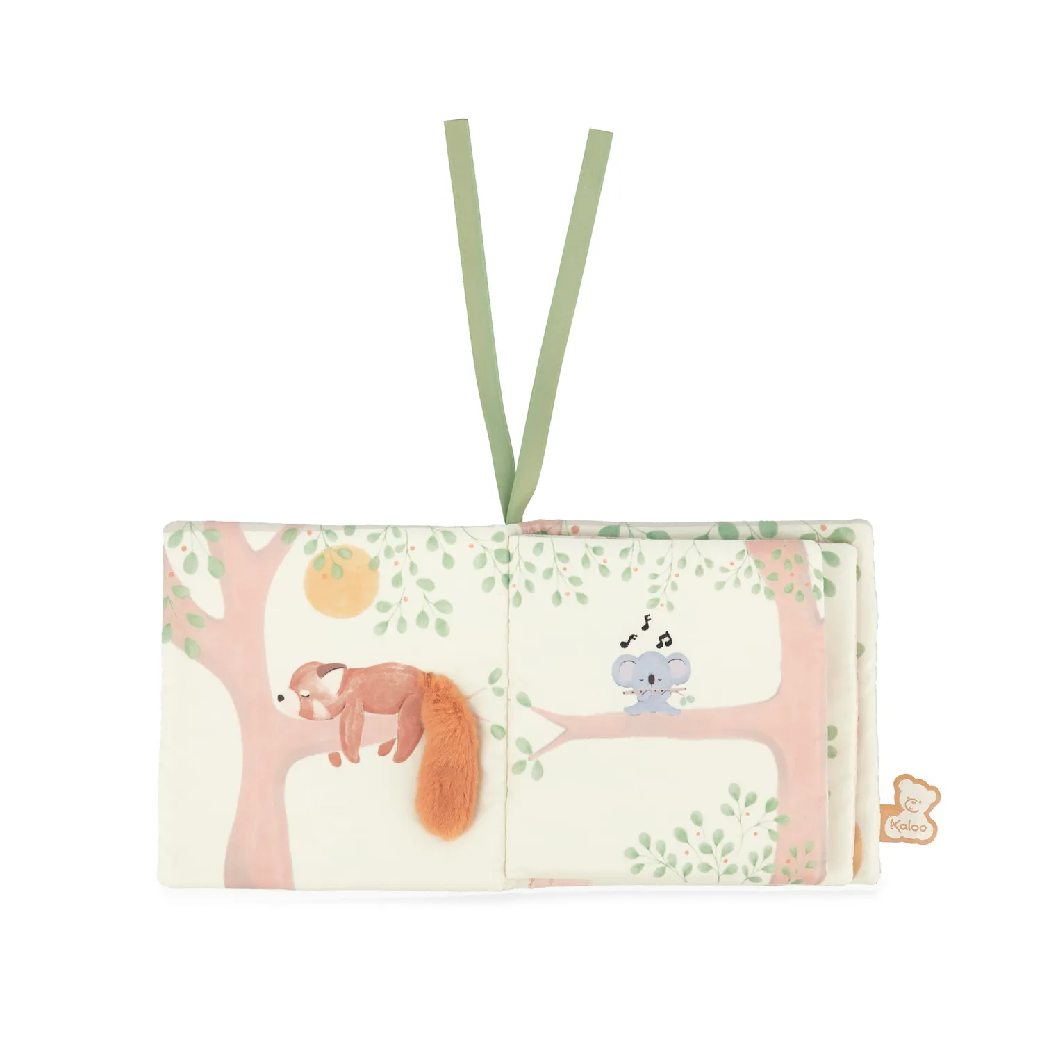 Kaloo Stimuli Stoffbilderbuch Roter Panda Koala 14 cm