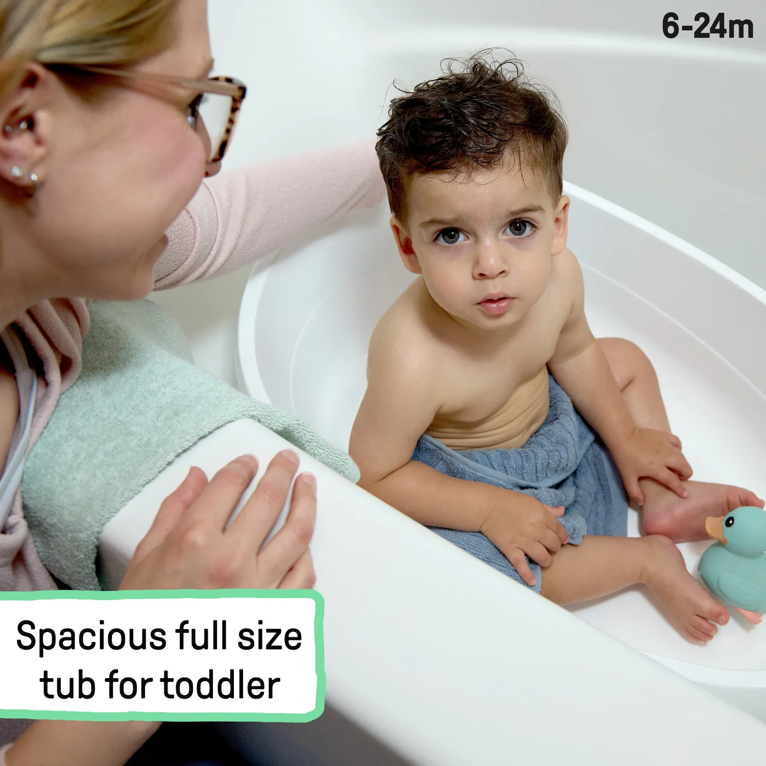 Ingenuity Full Comfort 3-in-1 Babybadewanne mit Einsatz