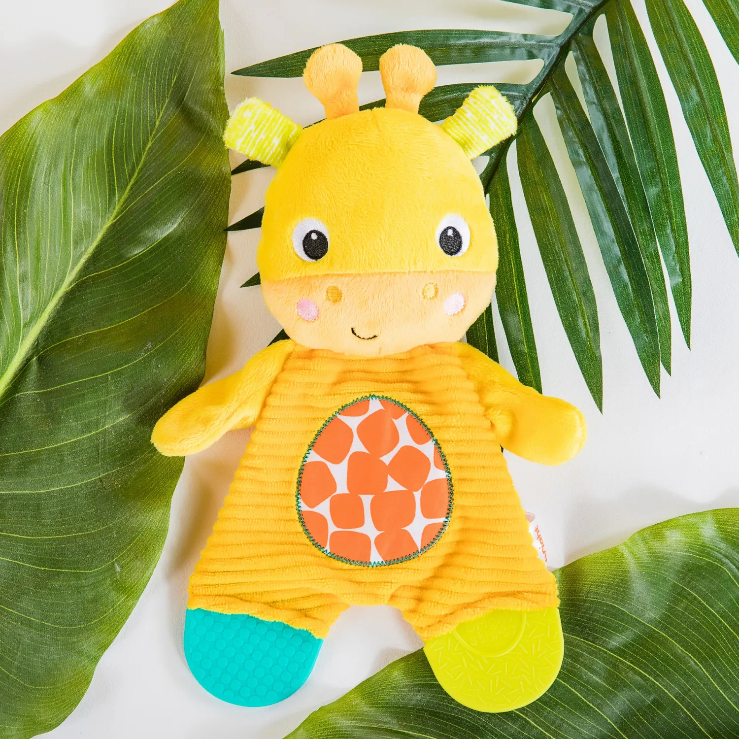 Bright Starts Snuggle & Teethe Beissring Giraffe Plüsch