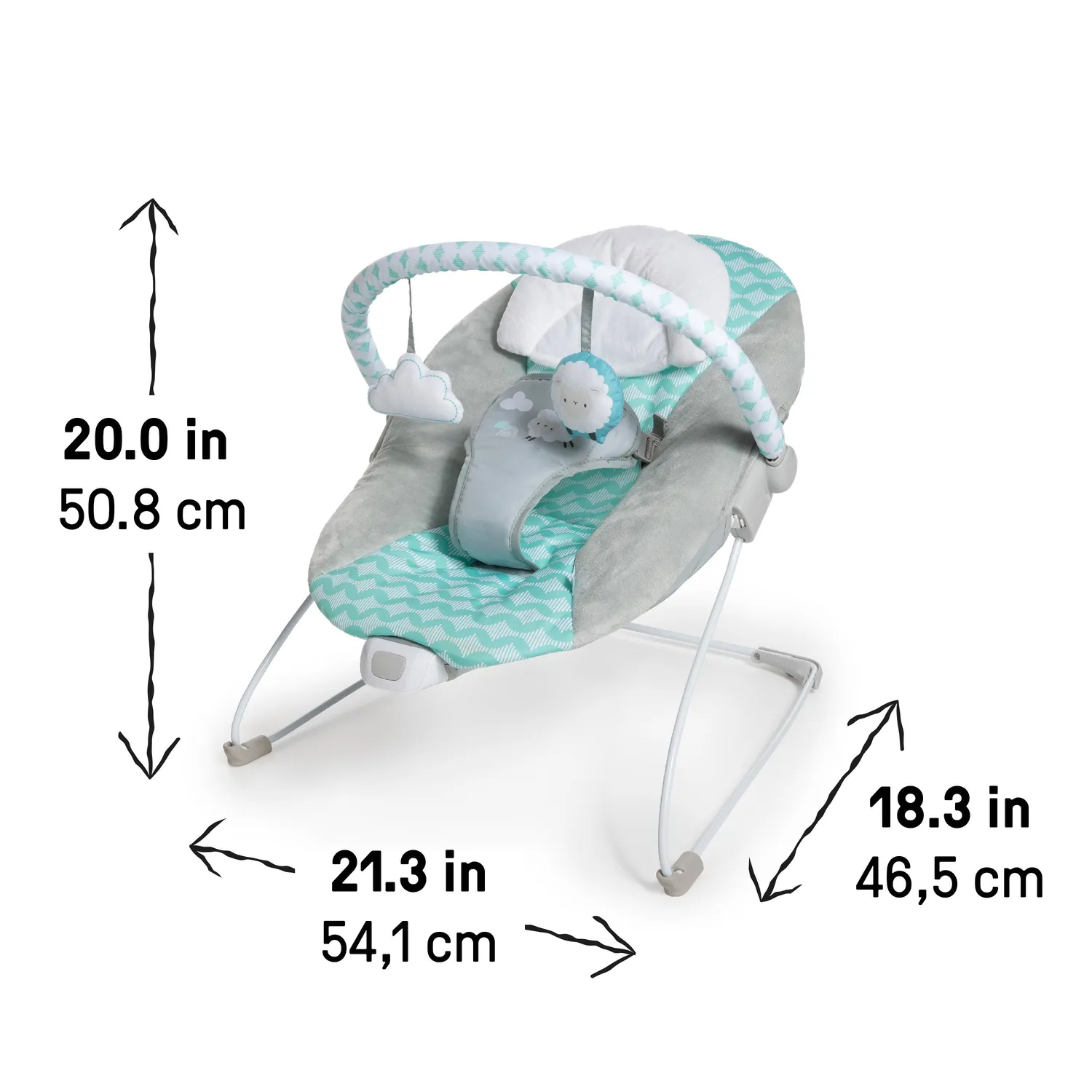 Ity Ingenuity Bouncity Bounce Goji Babywippe Vibration