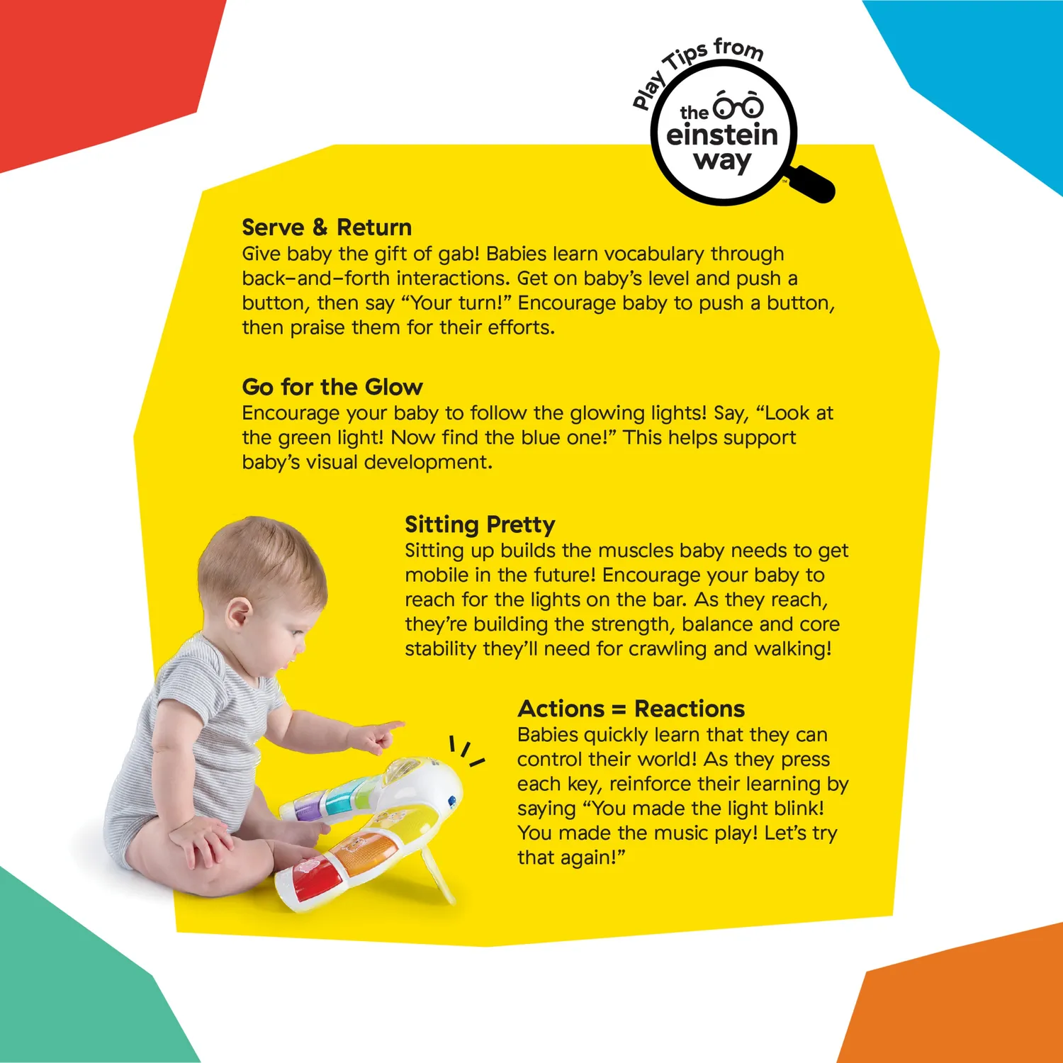 Baby Einstein Glow Discover Light Bar Spielcenter