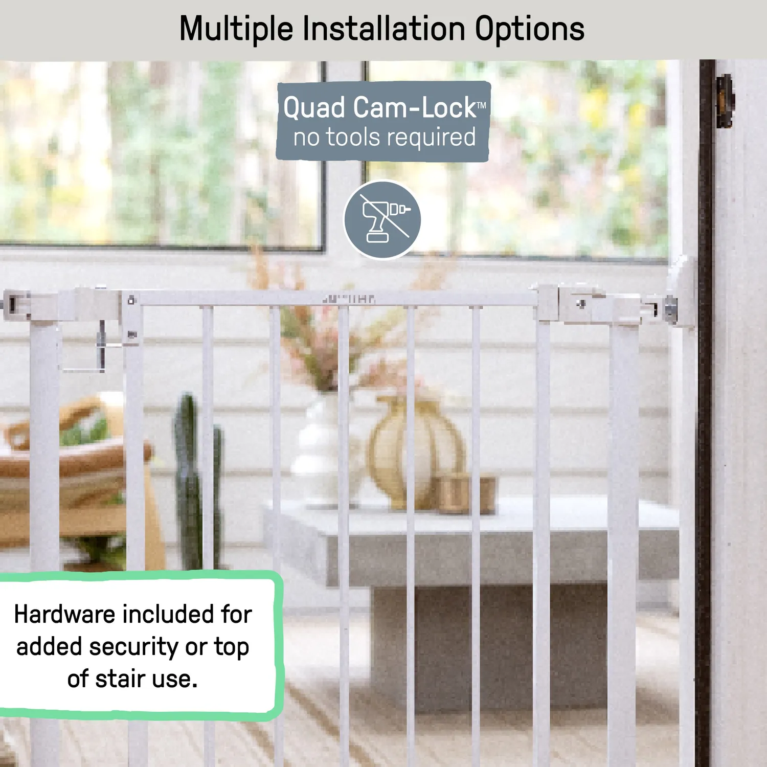 Ingenuity Doorway 37W Baby-Absperrgitter weiß 76-94 cm