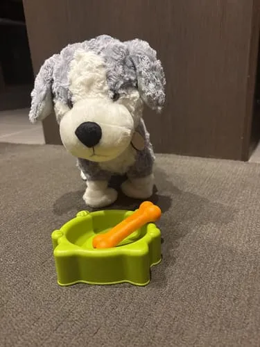 TUMAMA Border Collie Kuscheltier läuft singt interaktiv