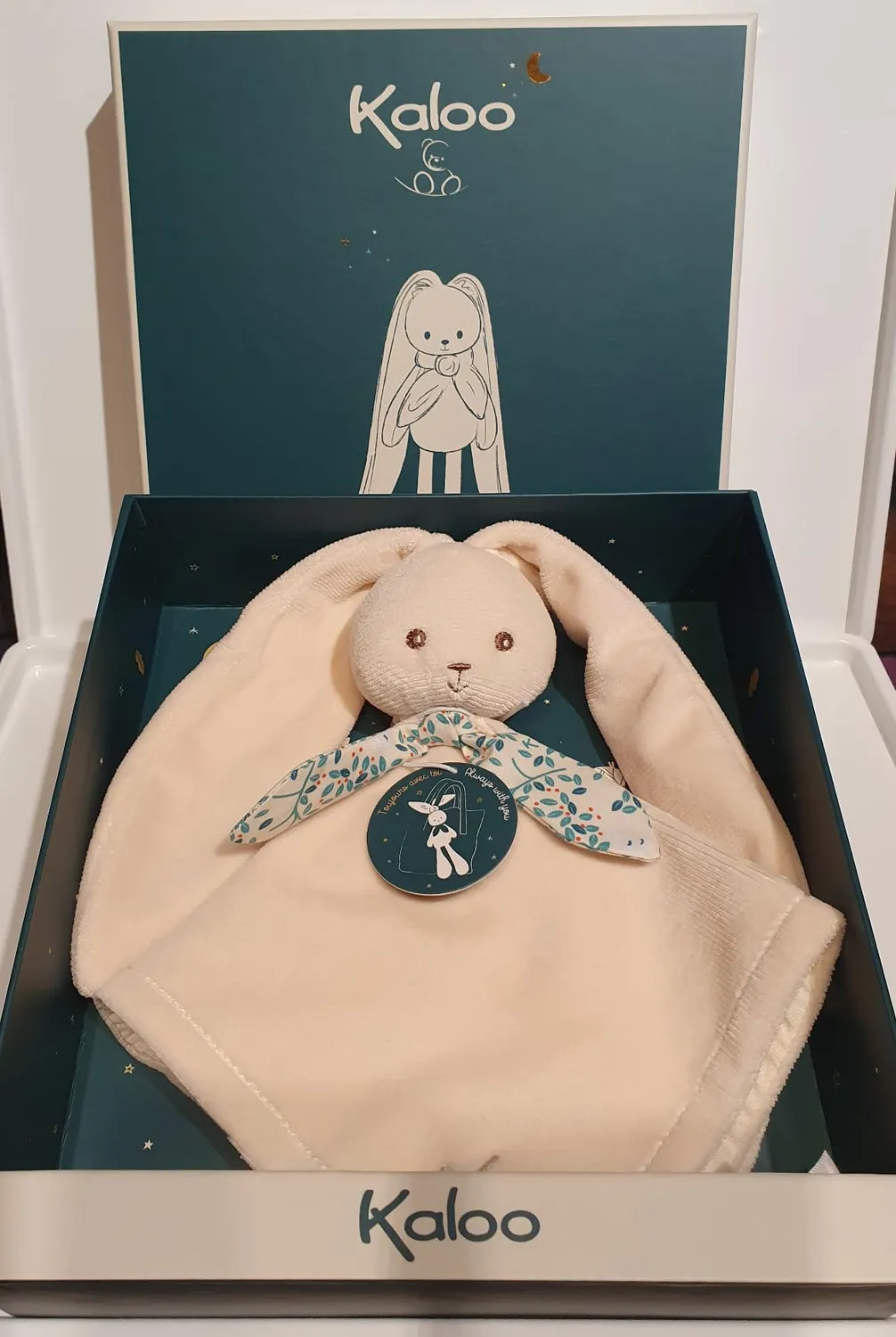 Kaloo Lapinoo Hasen-Kuscheltuch pfirsich 30 cm weich