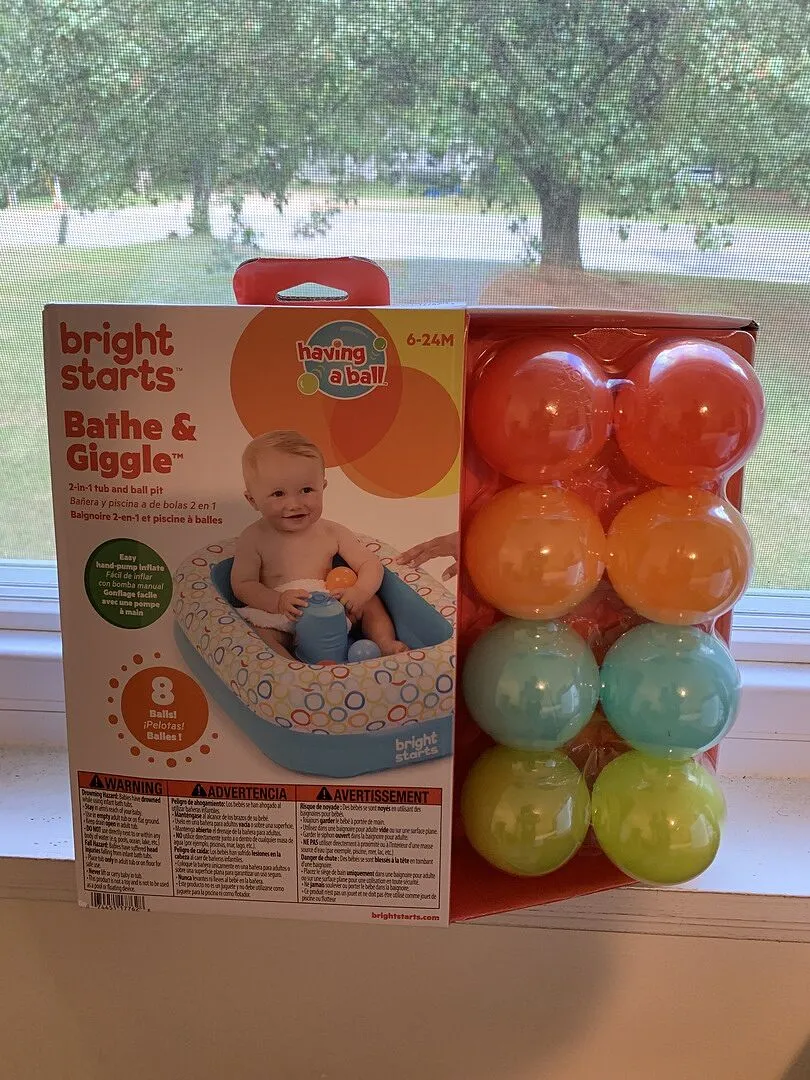 Bright Starts Bathe & Giggle Badewanne Ballbecken