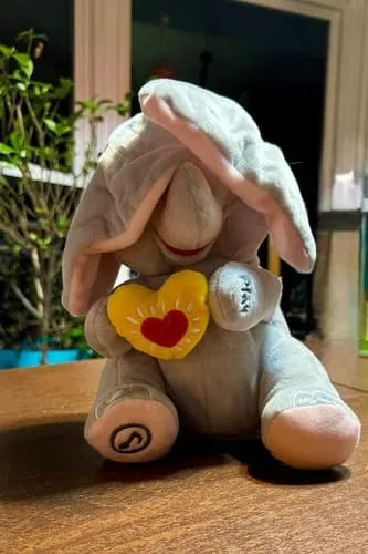 TUMAMA Plüsch-Elefant Interaktiv Peek-a-Boo Musik