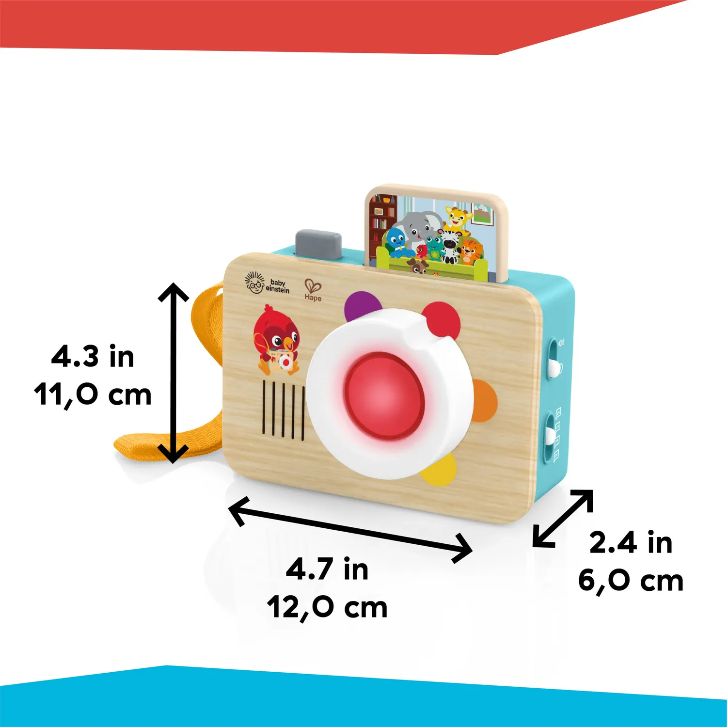Baby Einstein Learning Lens Spielzeugkamera Holz 6+ Monate