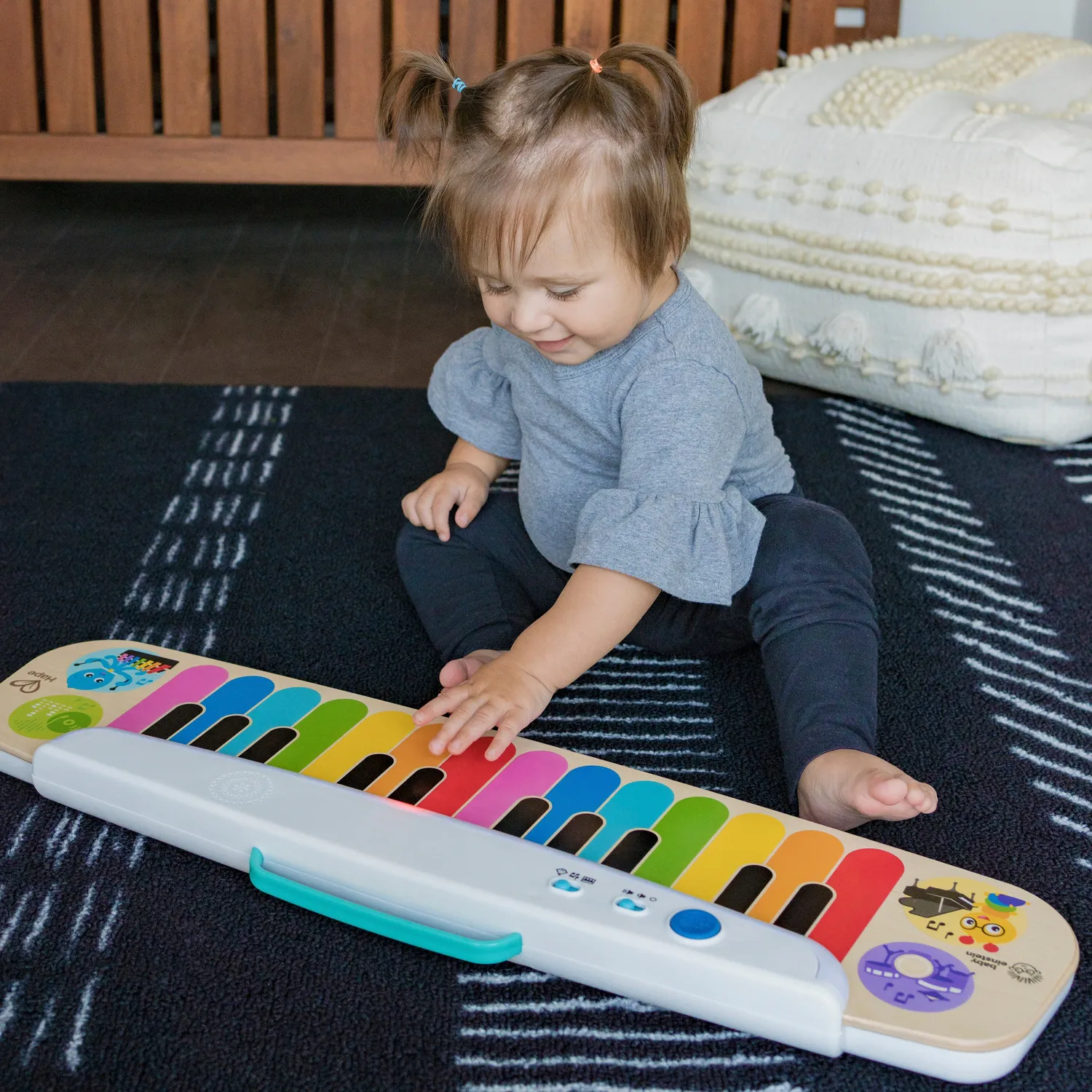 Baby Einstein Notes Keys Magic Touch Keyboard Holzklavier mit Licht