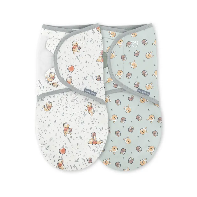 SwaddleMe Original Winnie the Pooh Pucktuch 0-3 Monate 2er-Pack Baumwolle