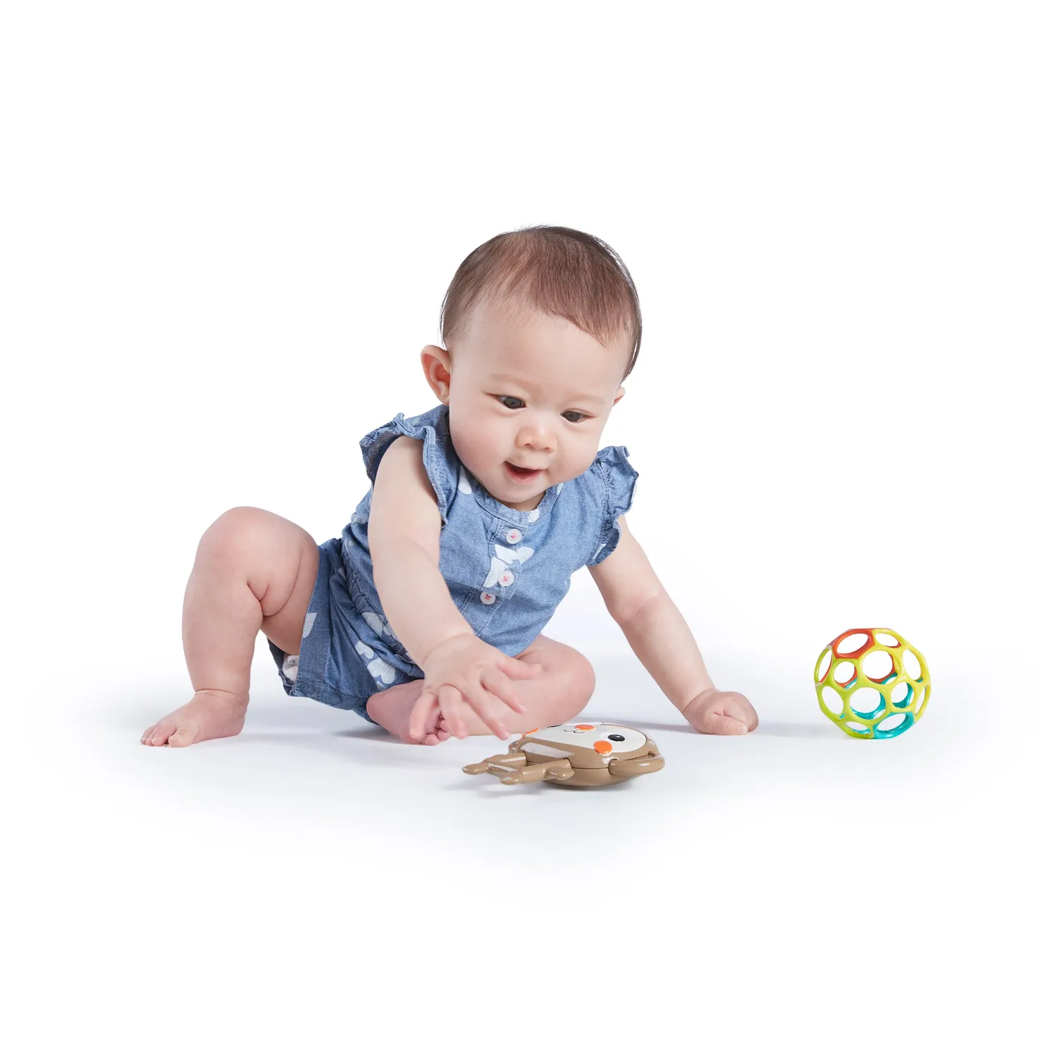 Bright Starts Oball Flex n Go Spielbogen Affe verstellbar