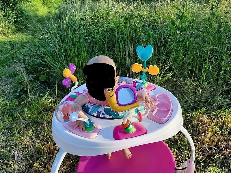 Bright Starts Bounce Bounce Baby Activity-Center Playful Palms