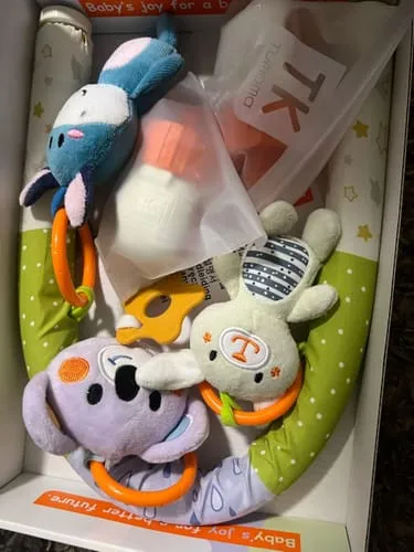 TUMAMA Spielbogen Kinderwagen Esel Bär Hase