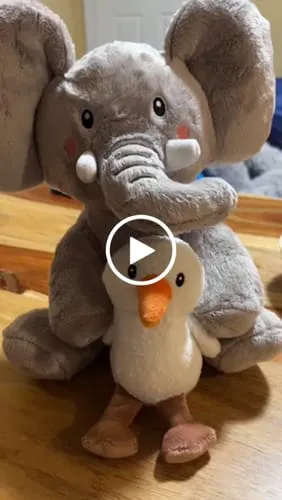 TUMAMA Plüschelefant Kuscheltier mit Aufnahme