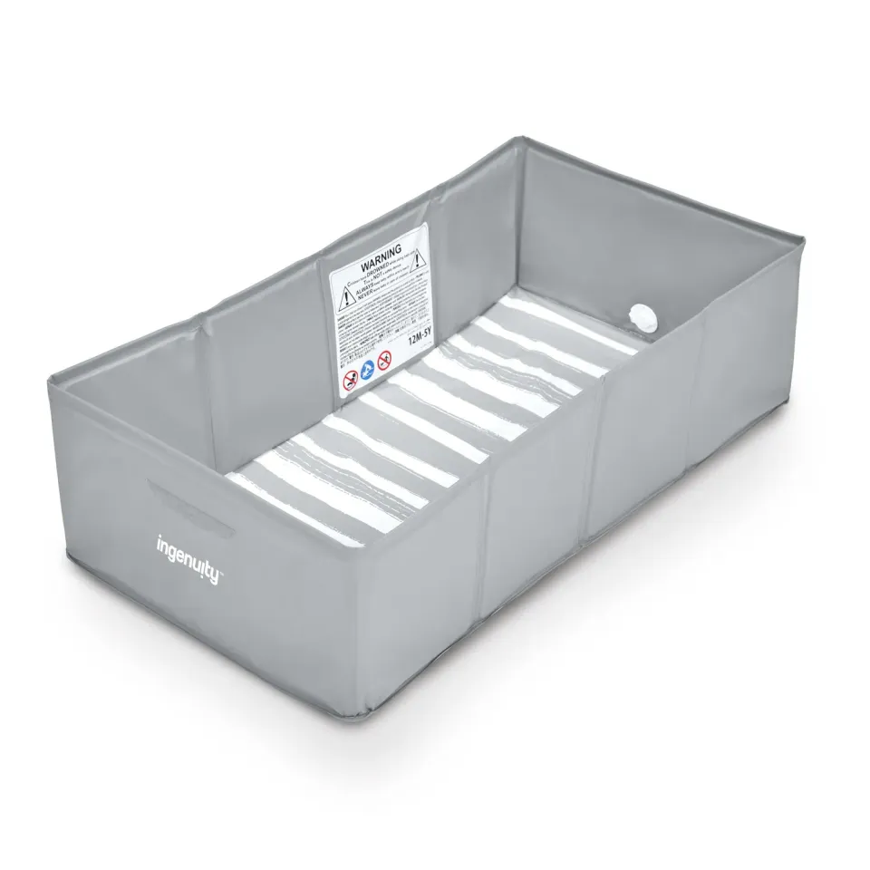 Ingenuity Tuckaway Toddler Tub Badewanne faltbar grau 12M-5J