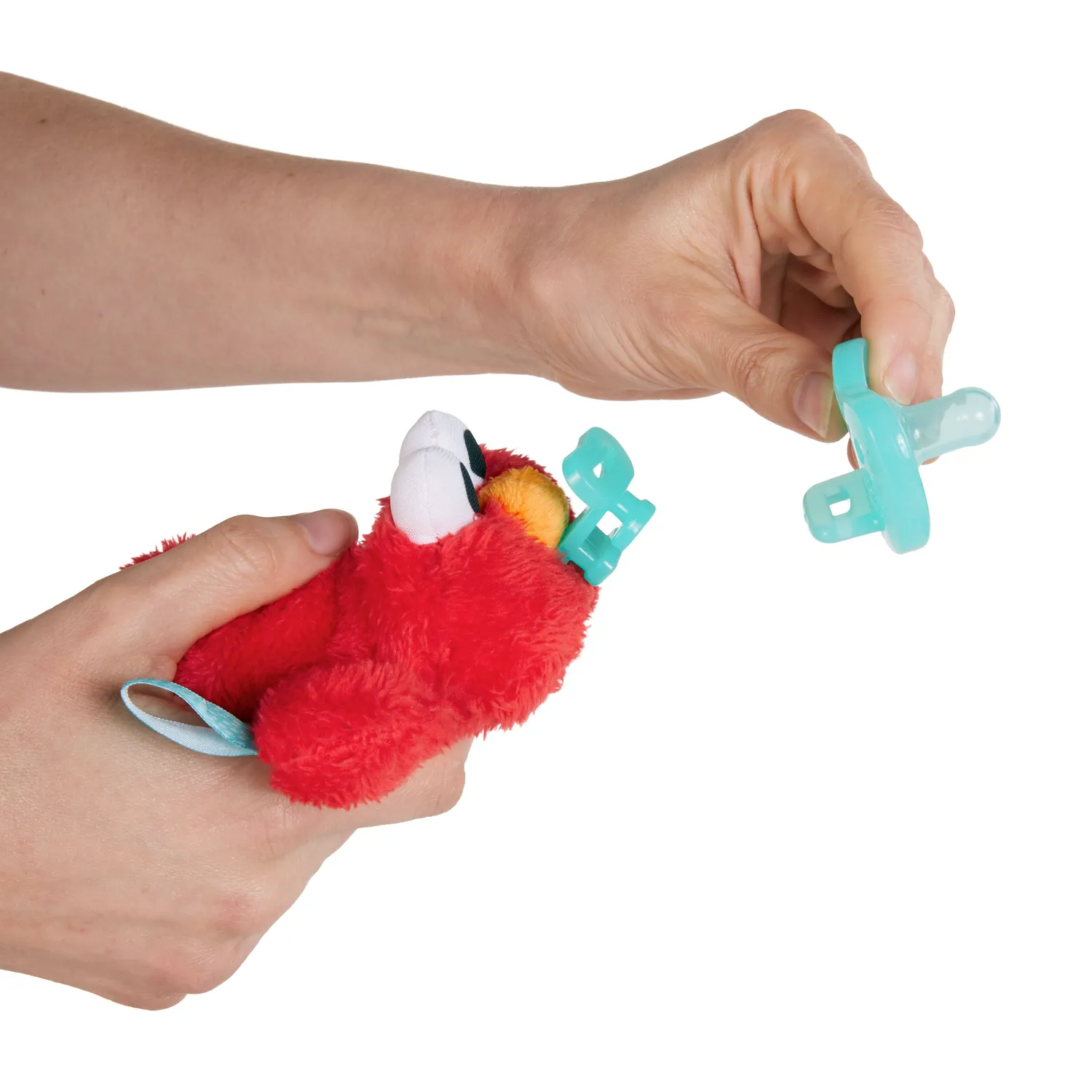 Sesame Street Cozy Coo Elmo Schnuller mit Plüsch BPA-frei