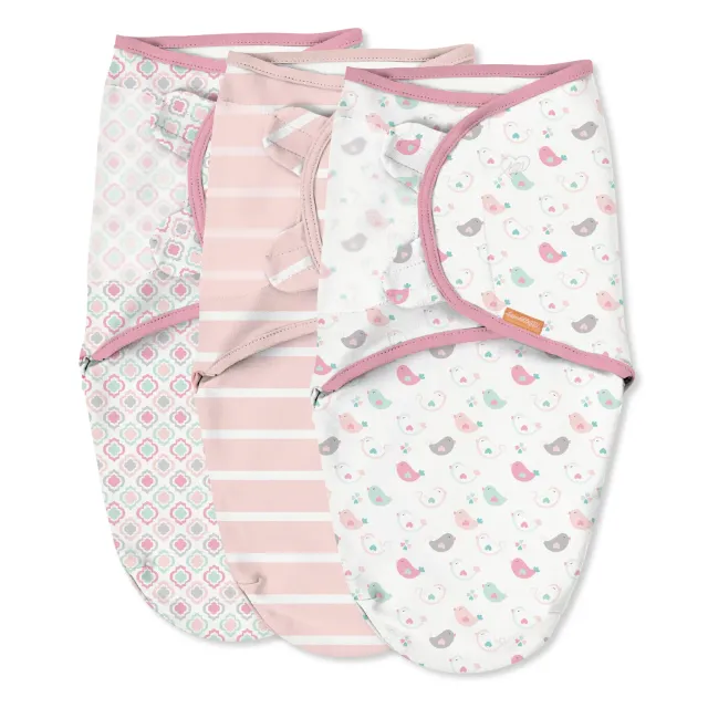 SwaddleMe Original Pucktuch Gr. L 3er-Pack Fly Away Baumwolle
