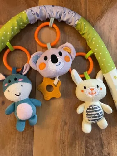 TUMAMA Spielbogen Kinderwagen Esel Bär Hase