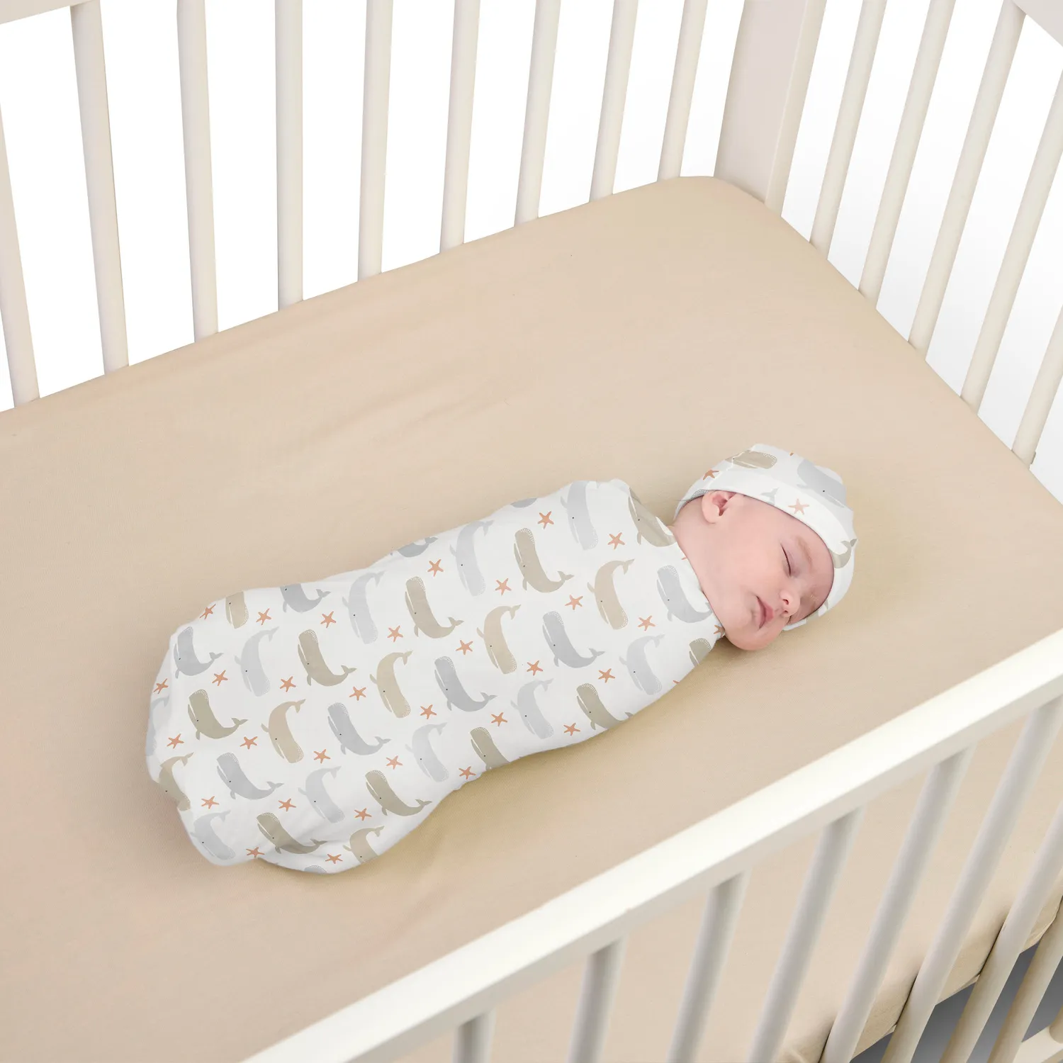 SwaddleMe First Moments Musseldecke & Mütze Set 4-tlg oeko-tex