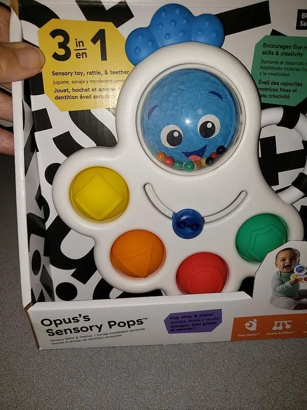 Baby Einstein Octo-Push Bubble Pop Sensorikspielzeug Beissspielzeug 6M+