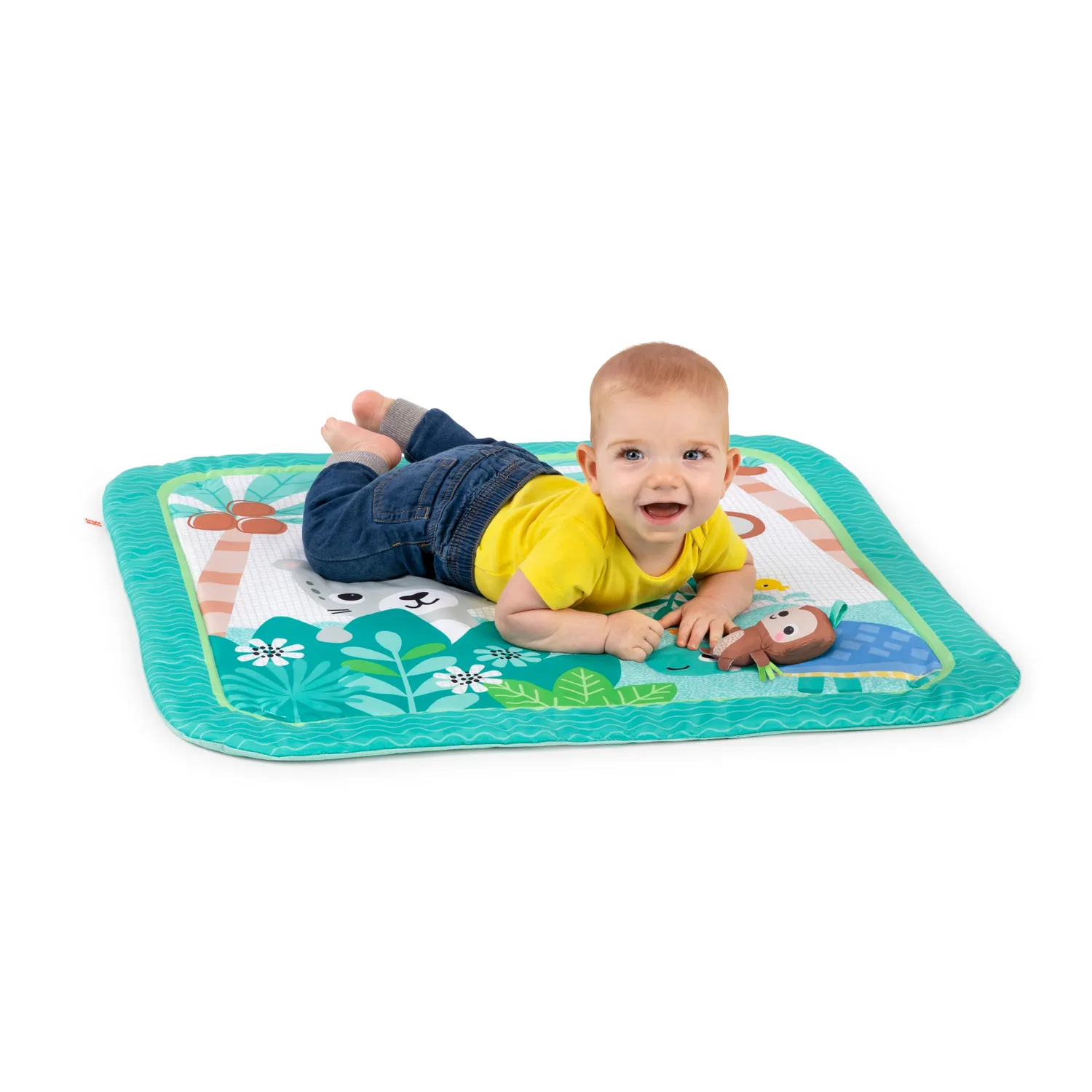 Bright Starts Palm Party Spieldecke Activity-Gym neutral
