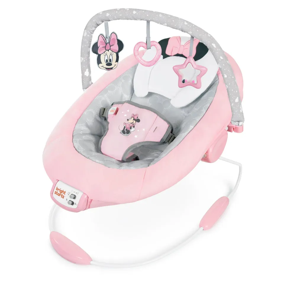 Bright Starts Minnie Rosy Skies Babywippe rosa