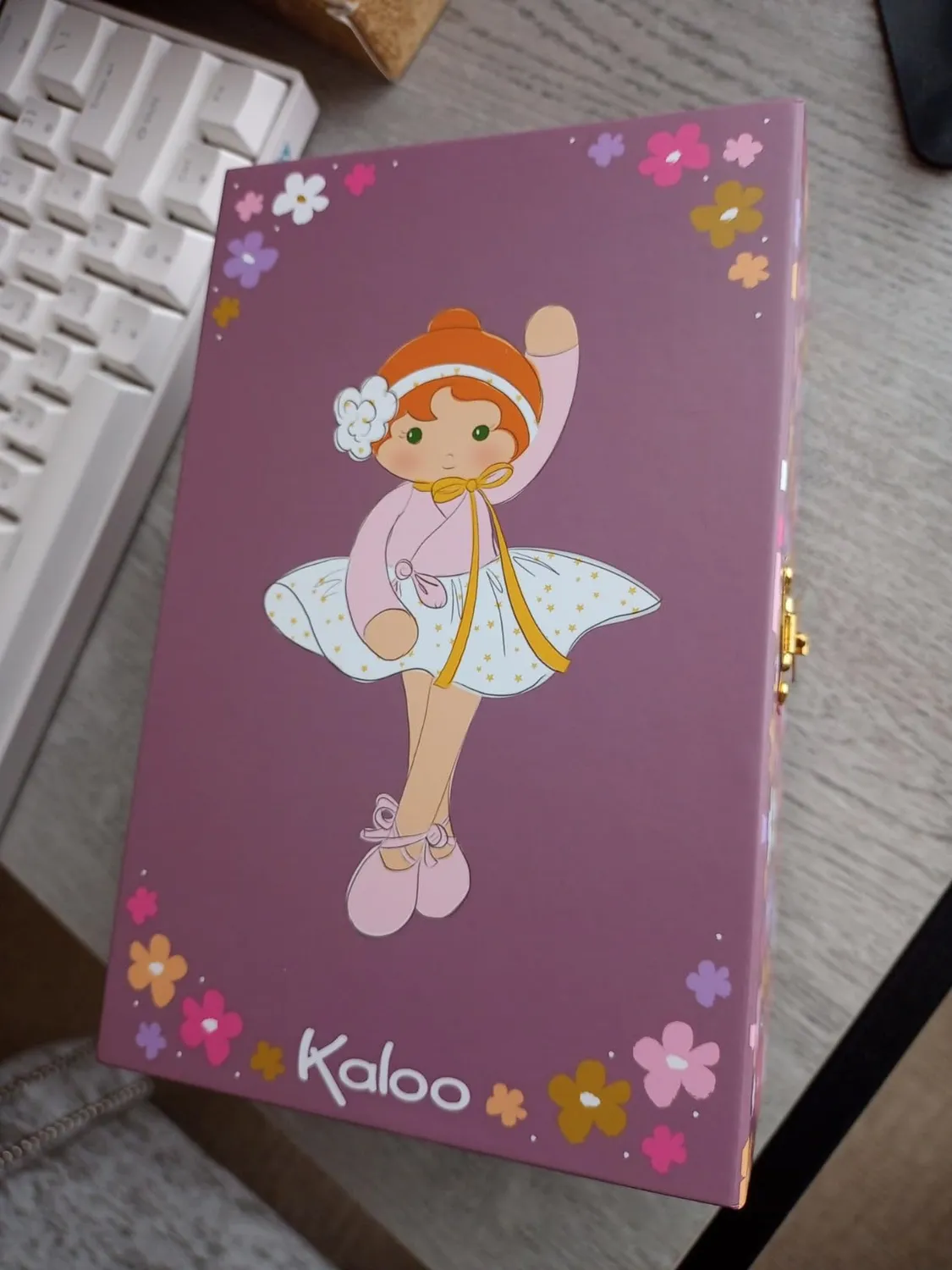 Kaloo Tendresse Valentine Spieluhr Schmuckdose Schwanensee