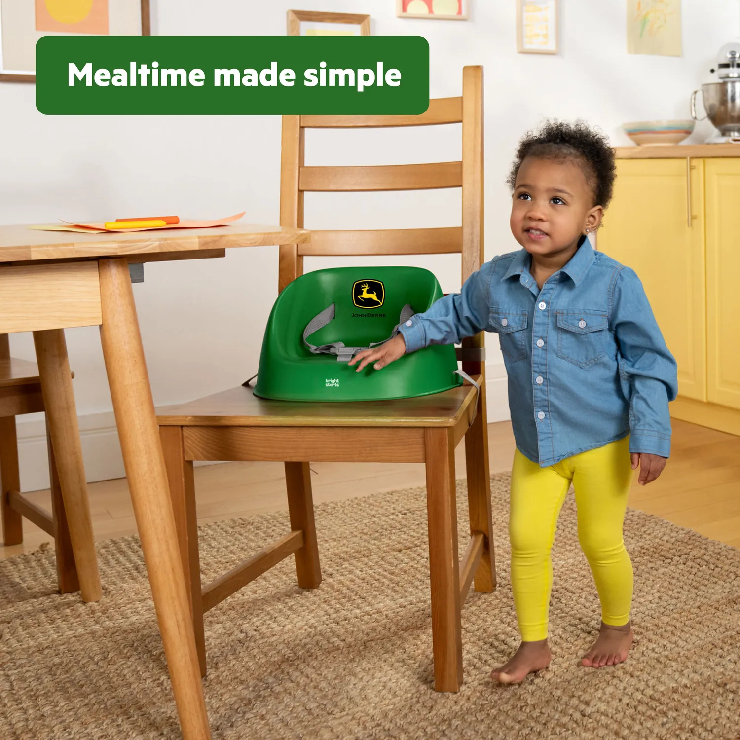 Bright Starts John Deere My Spot Sitzerhöhung Grün 6M+