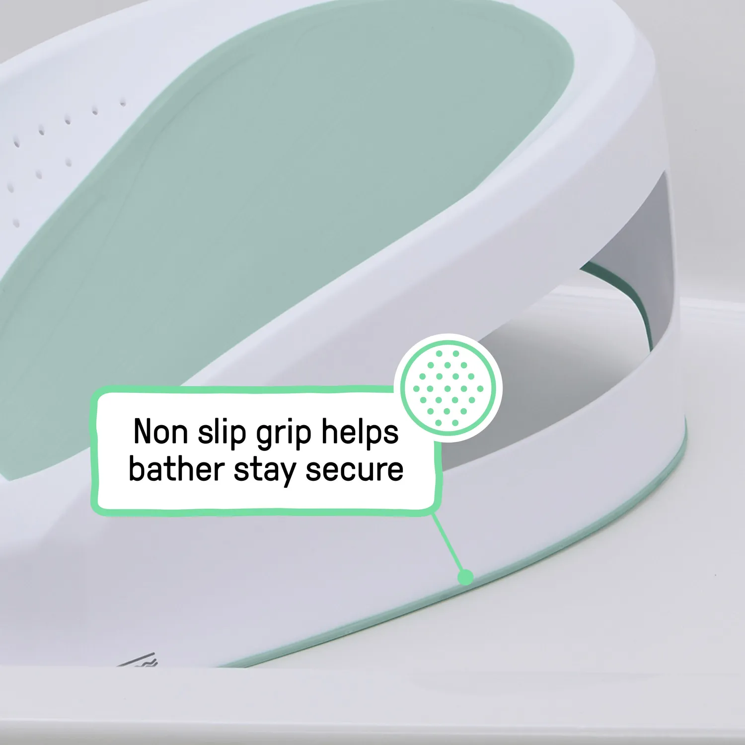 Ingenuity Easy Rinse Badesitz 0-6 Monate grün