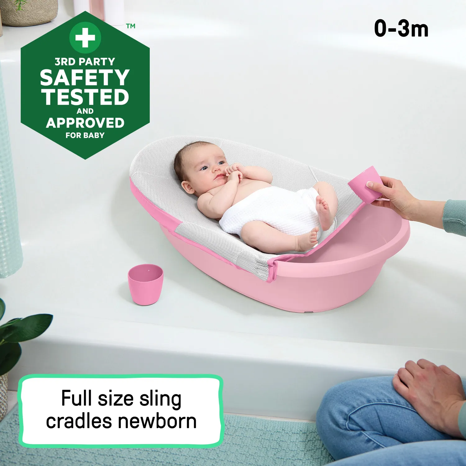 Ingenuity Room to Soak Babybadewanne 4in1 Pink