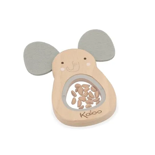 Kaloo Petites Chansons Rassel Elefant 11 cm Holz