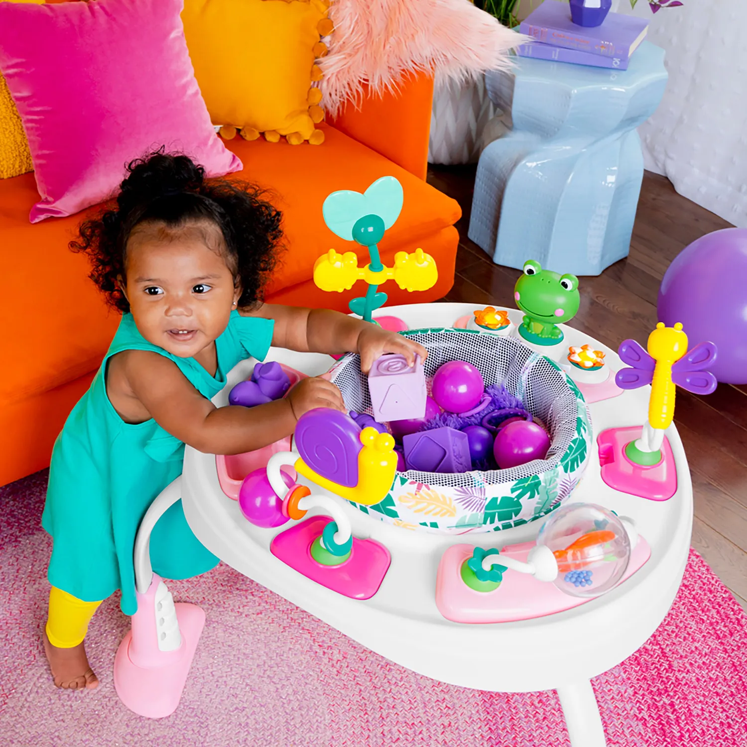 Bright Starts Bounce Bounce Baby Activity-Center Playful Palms