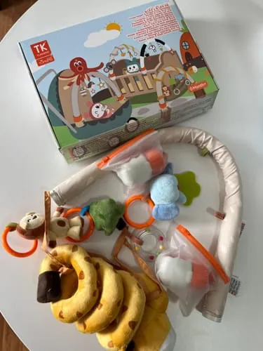 TUMAMA TM333 2-in-1 Spielbogen Spirale Giraffe