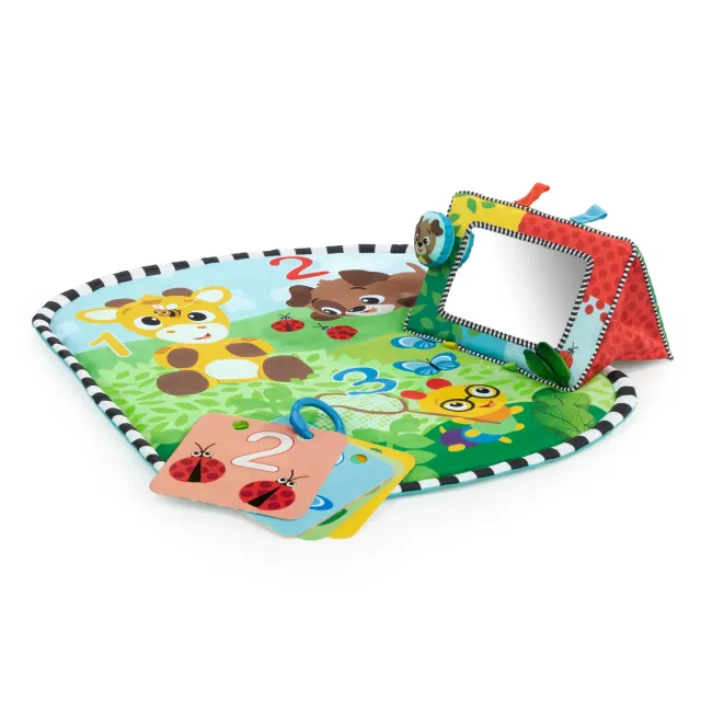 Baby Einstein Discovery Garden Krabbeldecke mit Spiegel faltbar
