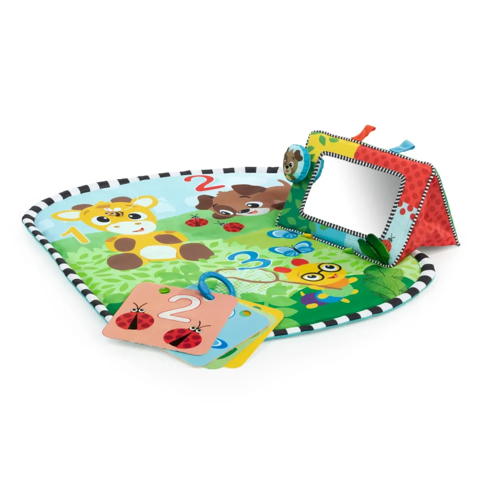 Baby Einstein Discovery Garden Krabbeldecke mit Spiegel faltbar