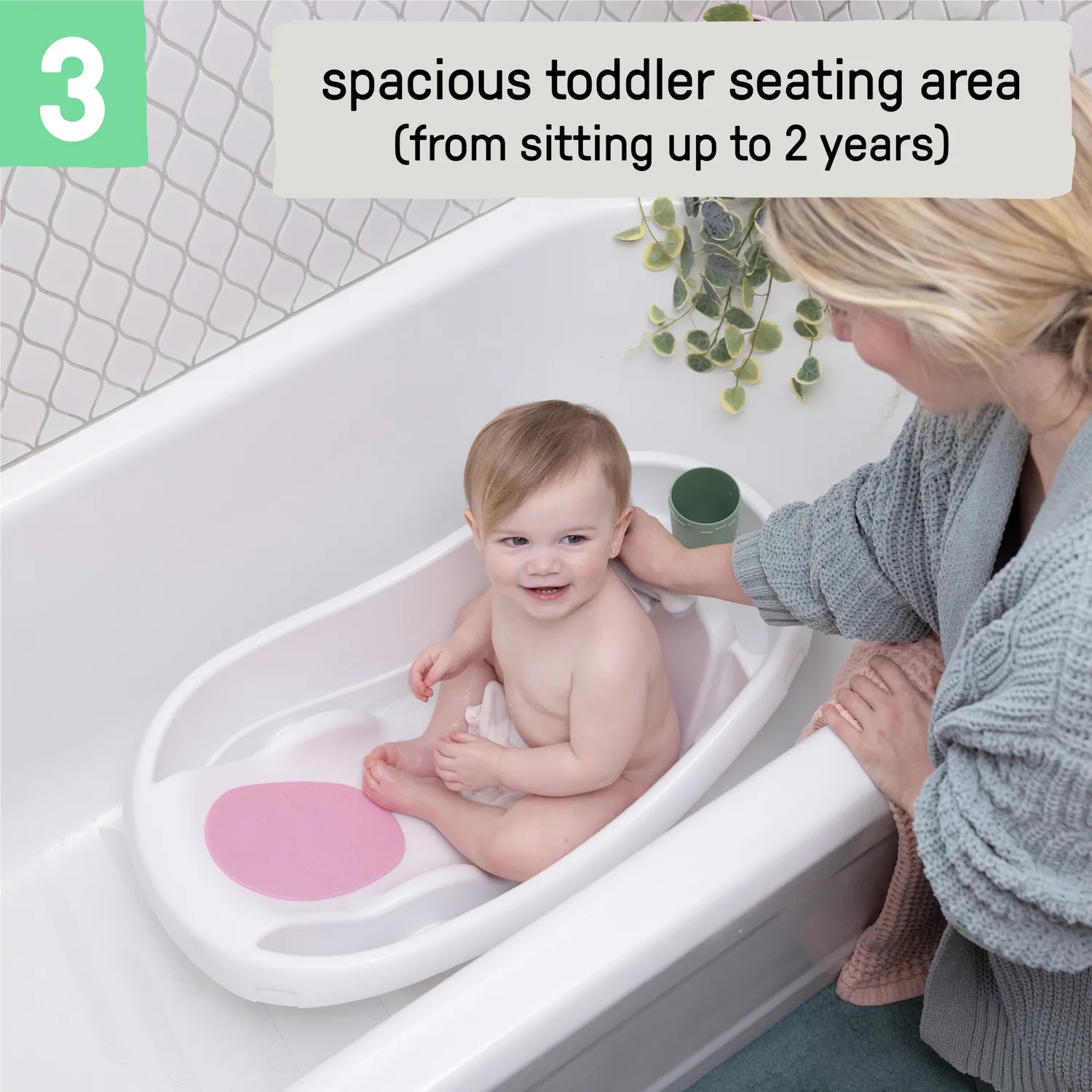 Summer Comfy Clean Deluxe Babybadewanne 0-24 Monate