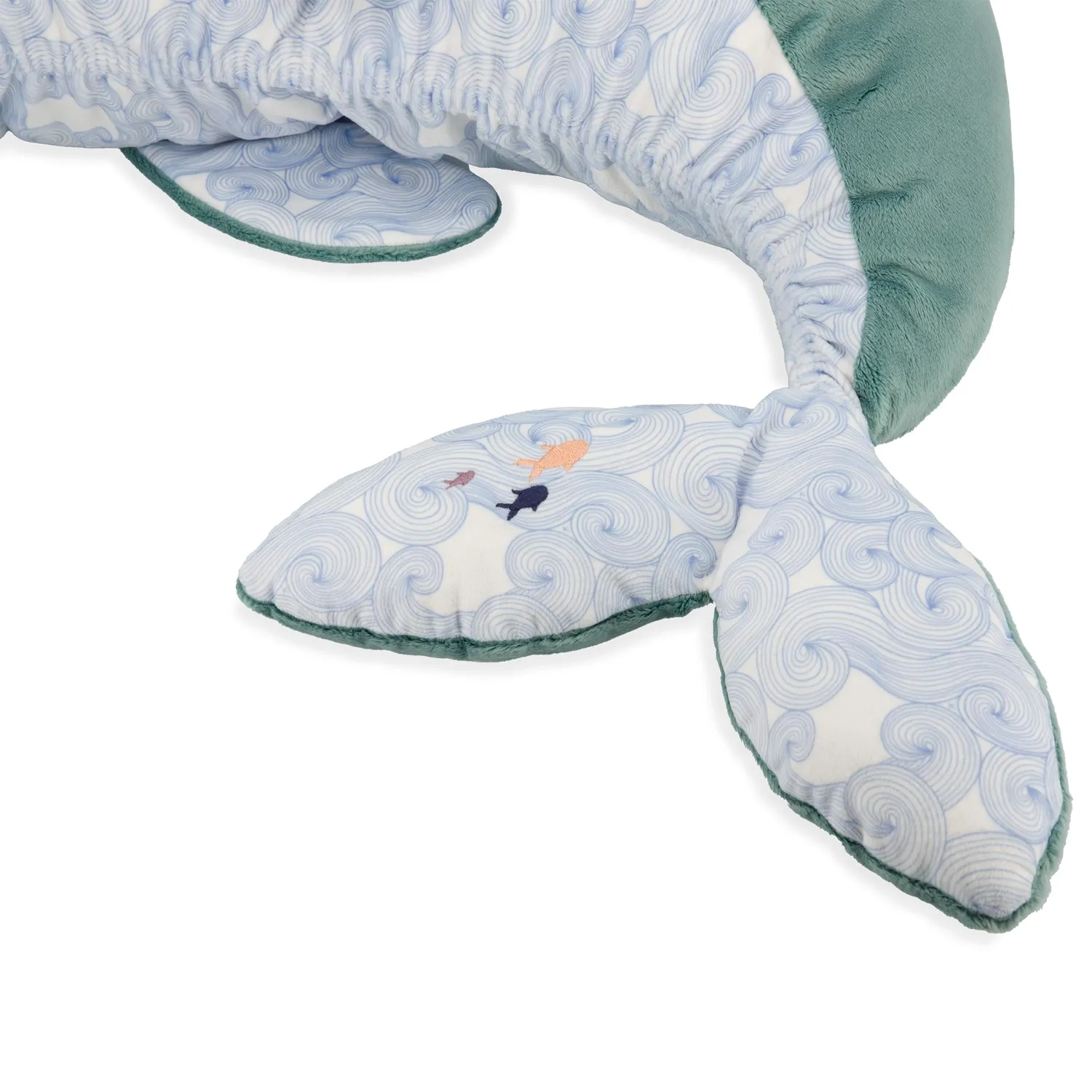 Kaloo Petit Calme Plüschdelfin Kuscheltier 60 cm grün