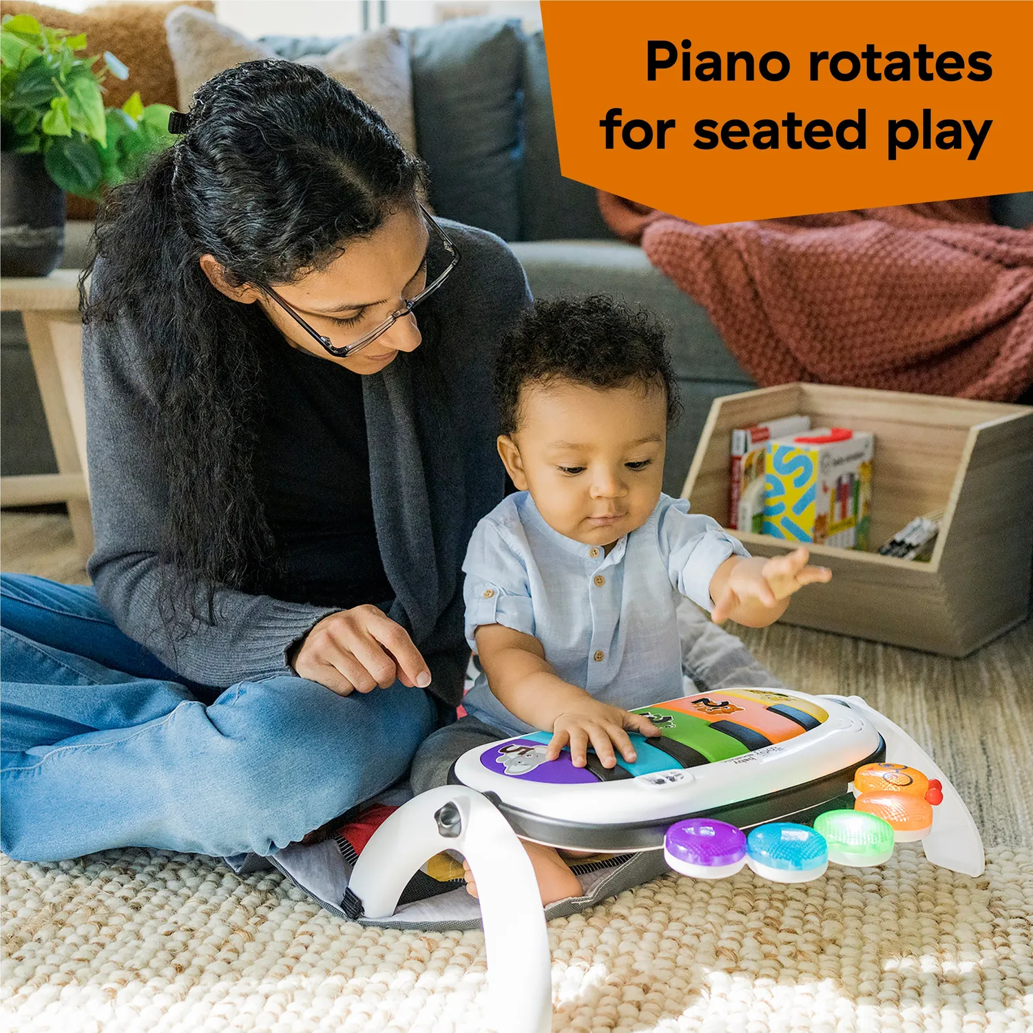 Baby Einstein 4-in-1 Kickin Tunes Spielbogen mit Piano 0-36 M.