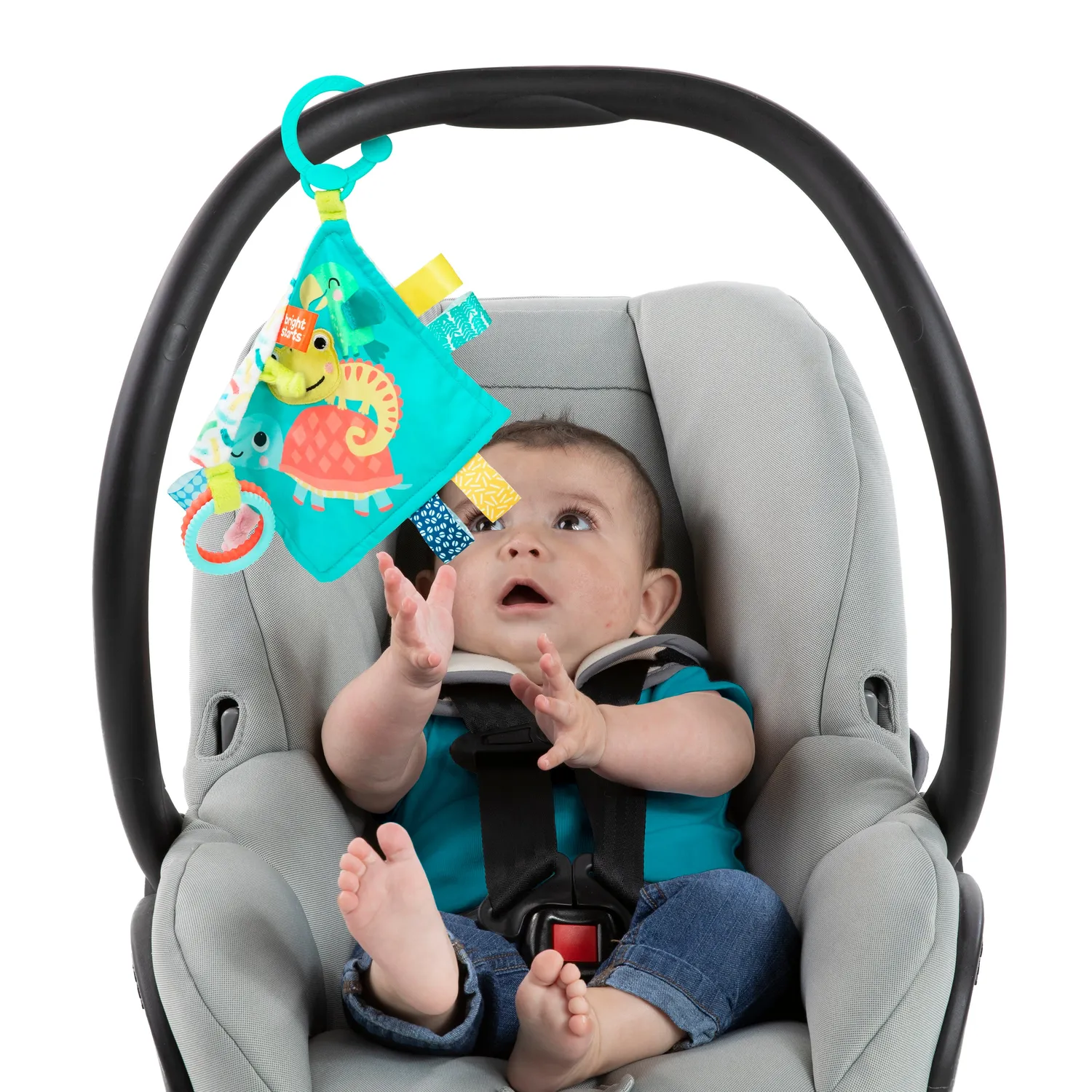 Bright Starts Fuzzy Feelies Schmusetuch Tropical Trio weich