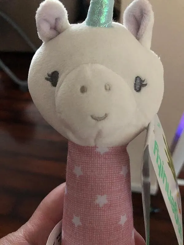 Ingenuity Shimmy Einhorn Stabrassel Plüsch sanft