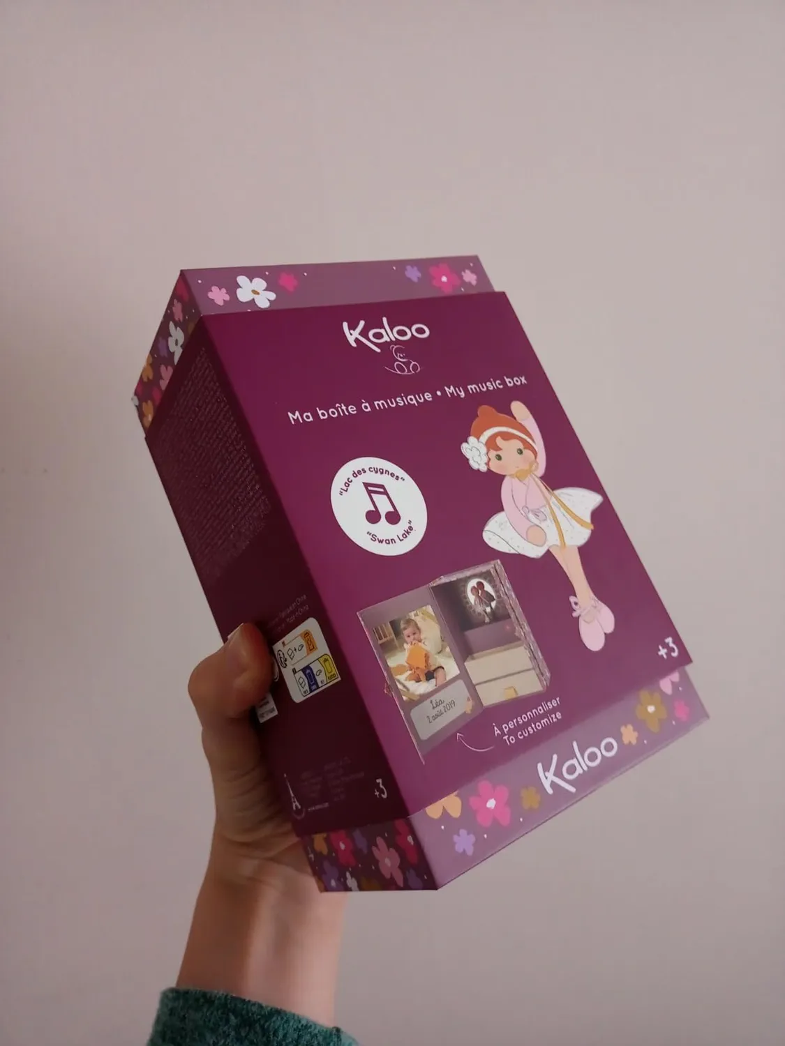 Kaloo Tendresse Valentine Spieluhr Schmuckdose Schwanensee