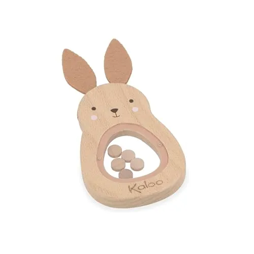 Kaloo Petites Chansons Rassel Kaninchen 11 cm Holz