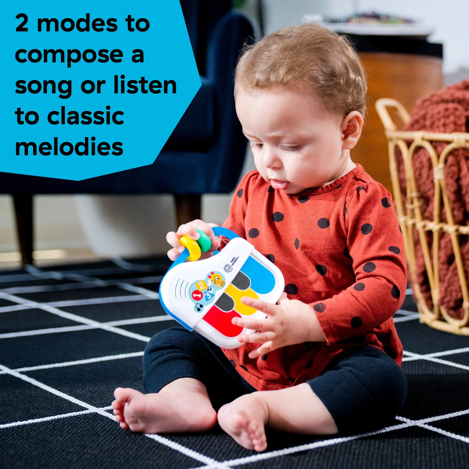 Baby Einstein Petit Piano Klavier ab 3 Monaten mit Bead-Chaser