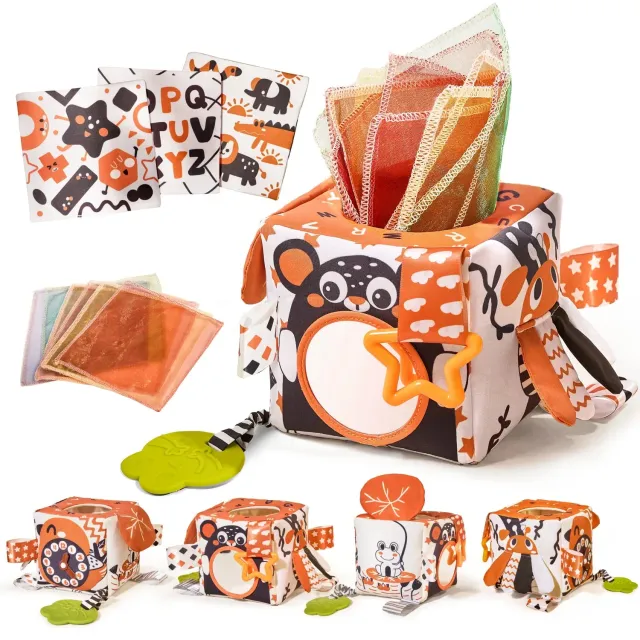 TUMAMA Tücherbox Babyspielzeug Montessori