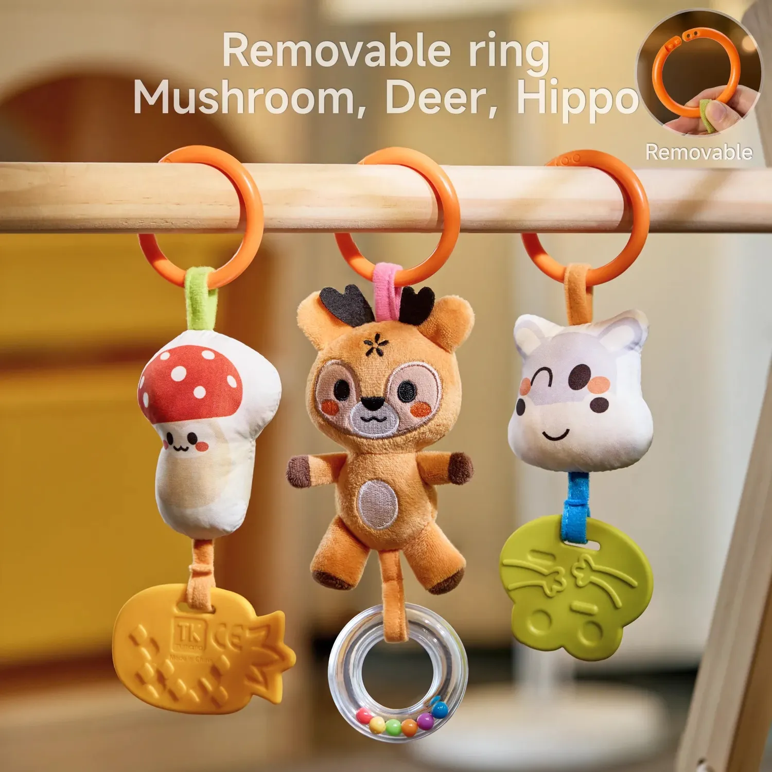 TUMAMA Bär Spirale Spielzeug Kinderwagen Rassel