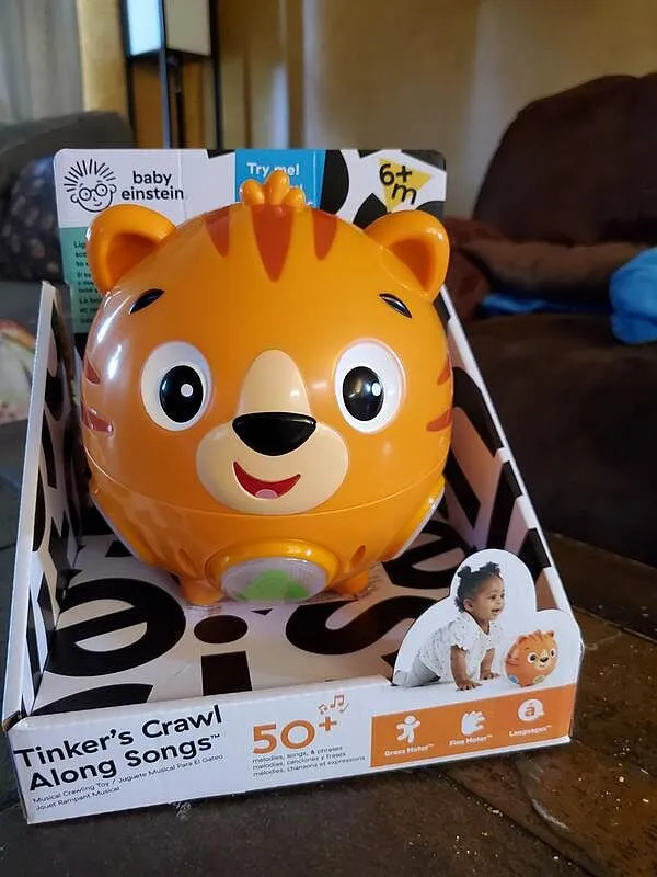 Baby Einstein Tinkers Crawl Along Krabbelspielzeug Tiger mit Musik