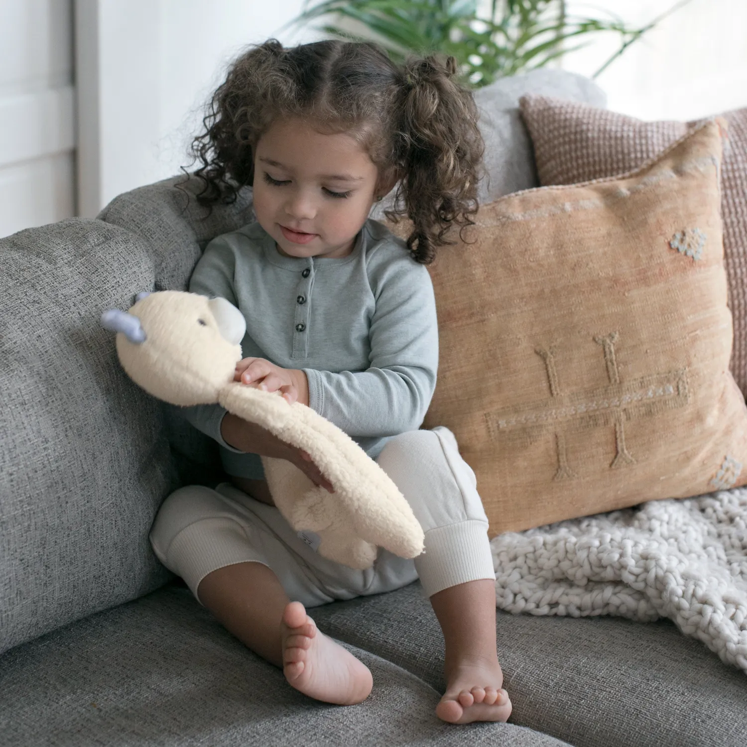 Ingenuity Nate Teddy Schnuffeltuch mit Gewicht neutral