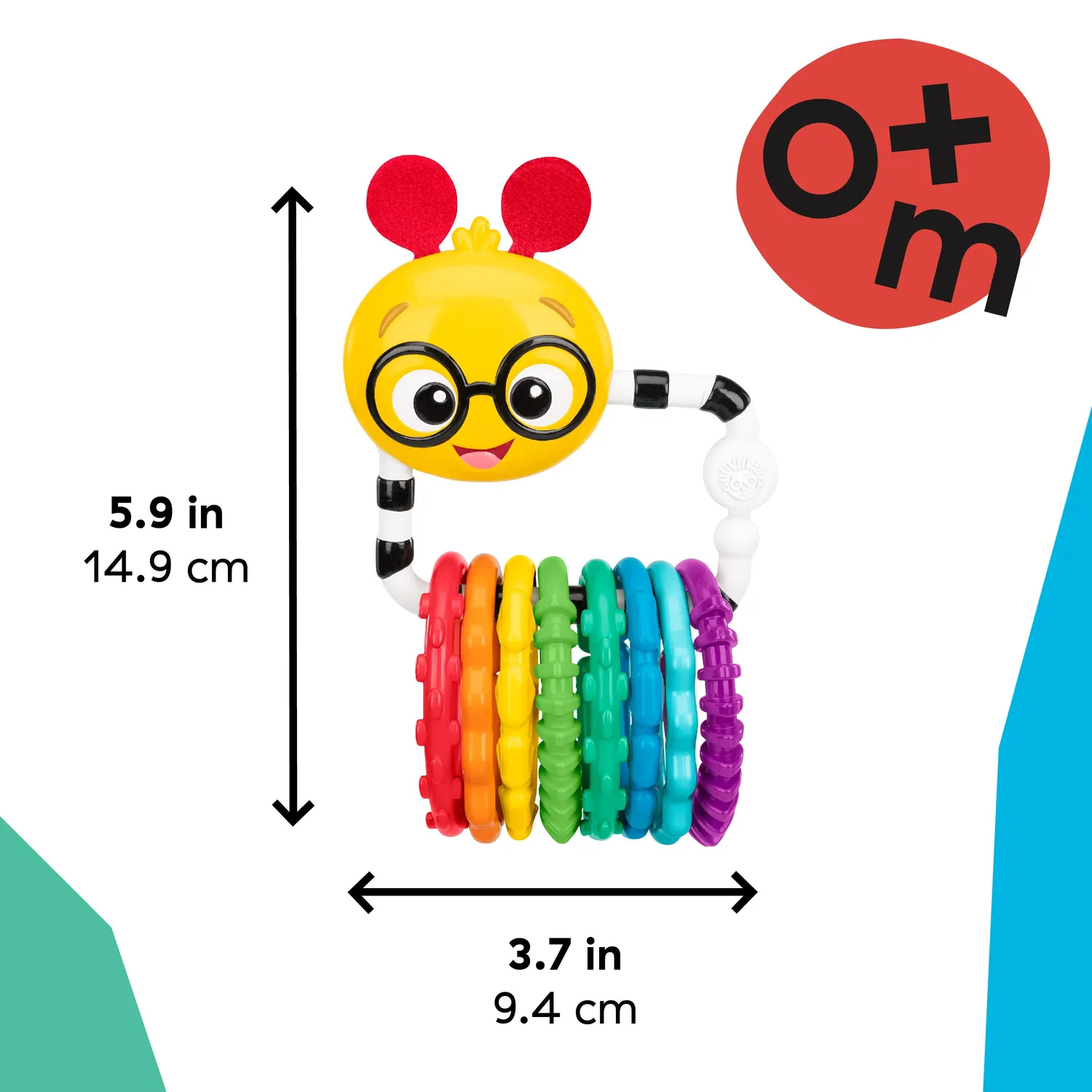 Baby Einstein Cal's Connectors Greifringe 8 Stück bunt