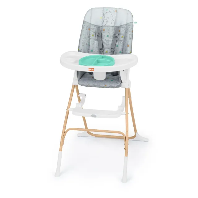 Bright Starts Disney Winnie Pooh Hochstuhl grau klappbar