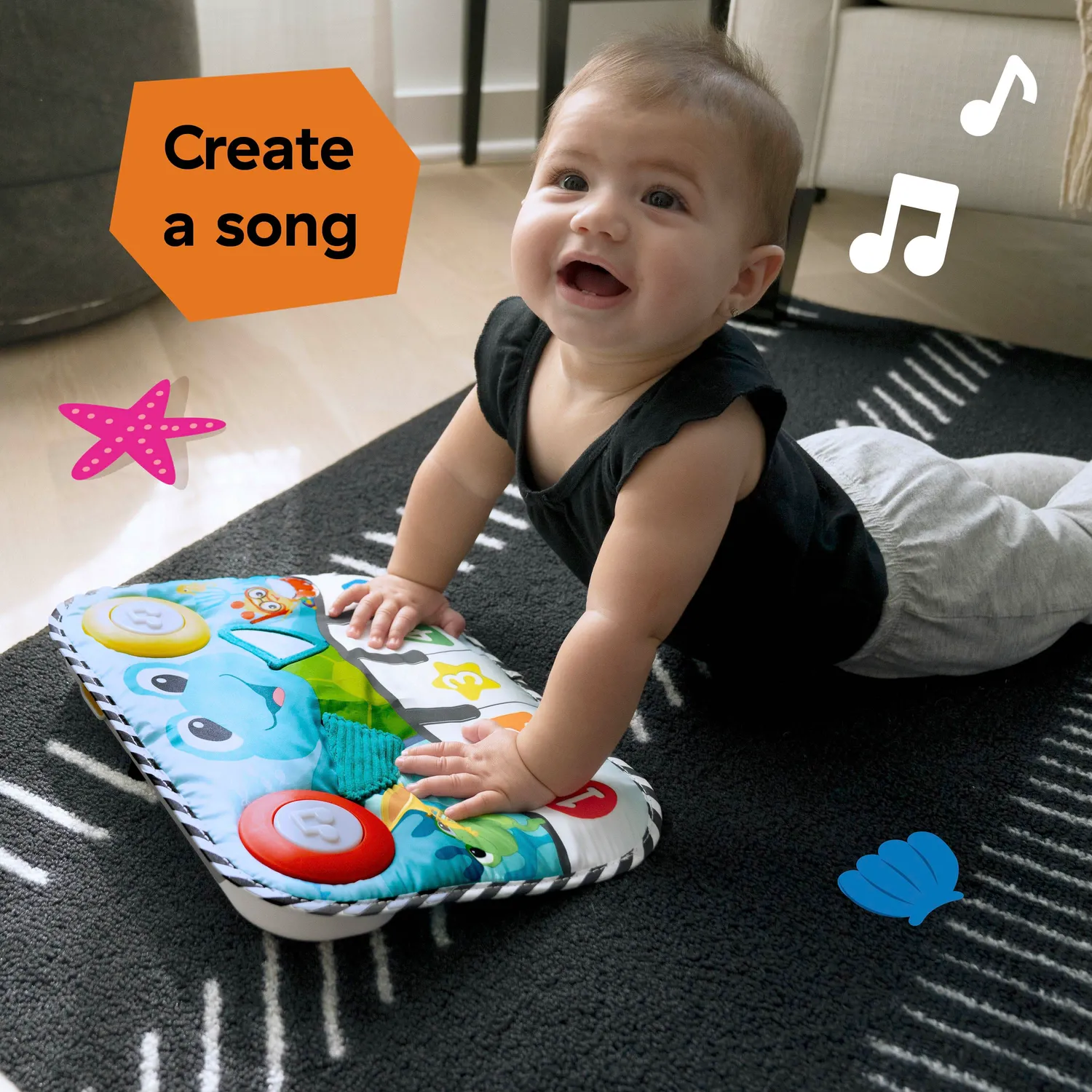 Baby Einstein Ocean Explorers Neptune Kick Trittmatte Musik