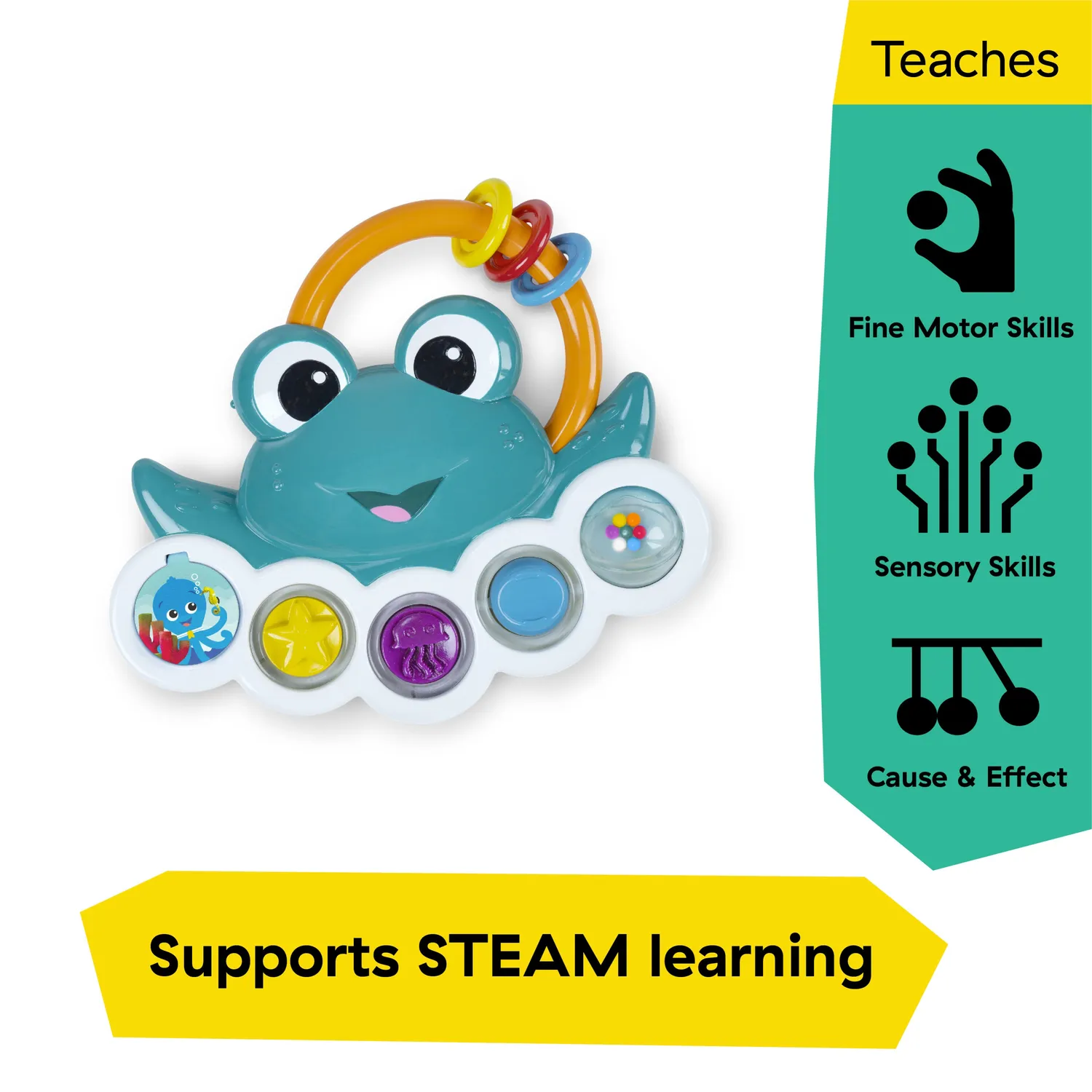 Baby Einstein Ocean Explorers Neptunes Busy Bubbles Sensorikspielzeug